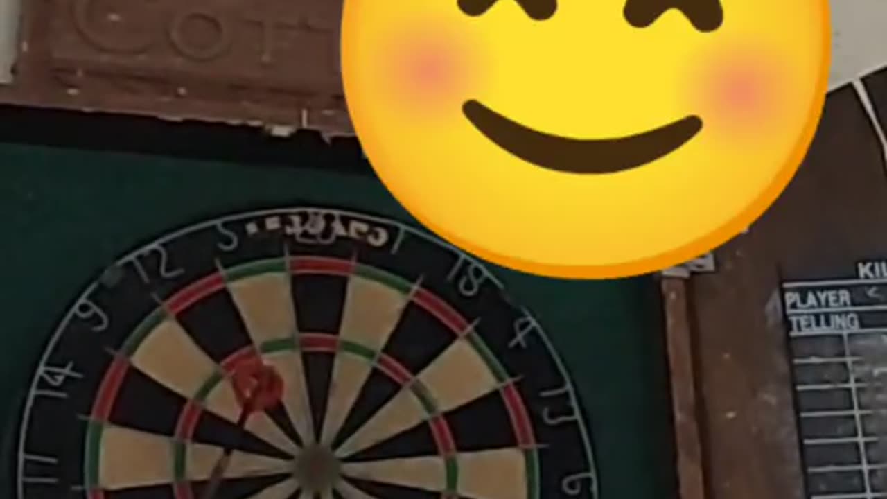 Dart board and still miss the point