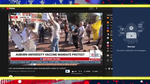 🔴LIVE: J4b Mandate Protest for Auburn University Staff 🟠⚪🟣 The NPC Show