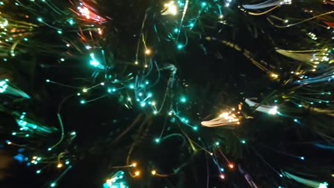 Fiber Optic Revolving Tree.