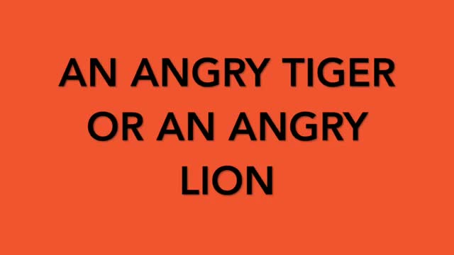 Angry Tiger VS Angry Lion_Cut