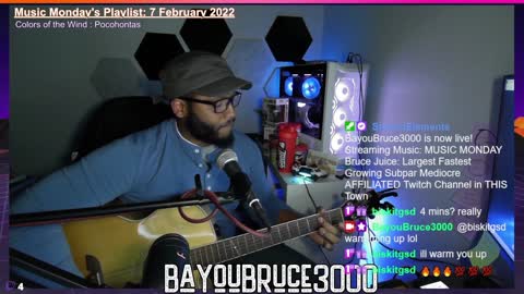 Colors of the Wind : Pocohontas (BayouBruce3000 Acoustic Cover)