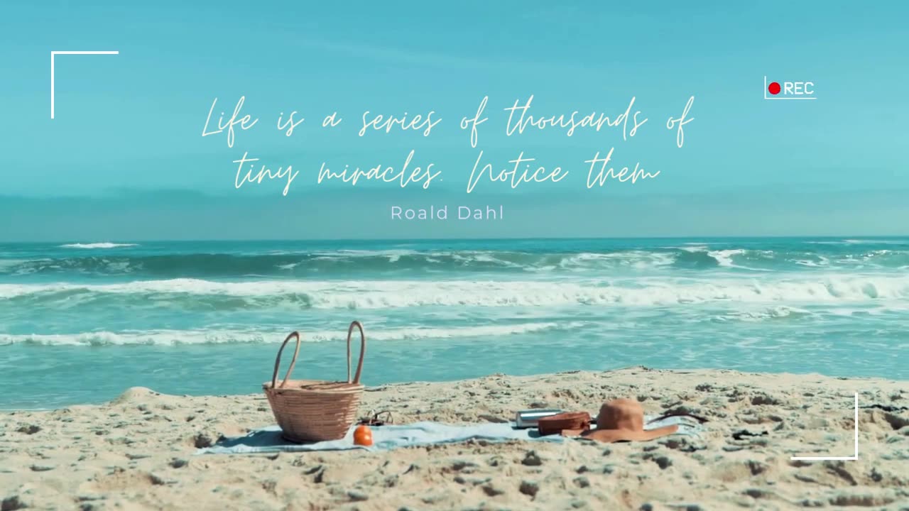 Life is a series of thousand tiny miracles