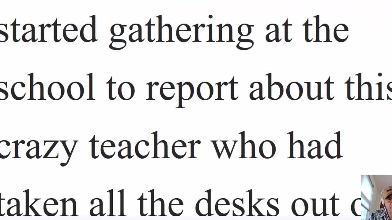 Teacher asks Children How they Earned the Right to Set at a Desk - They Could not Tell her - 5-30-23
