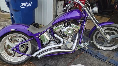 HARLEY DIED, AND I HAD TO PUSH IT HOME FOUR MILES UPHILL!