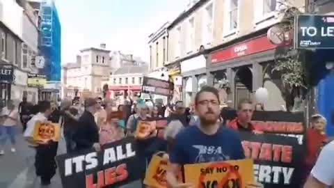 Pandemic Restrictions Cause Scottish Protests Fighting For Freedom
