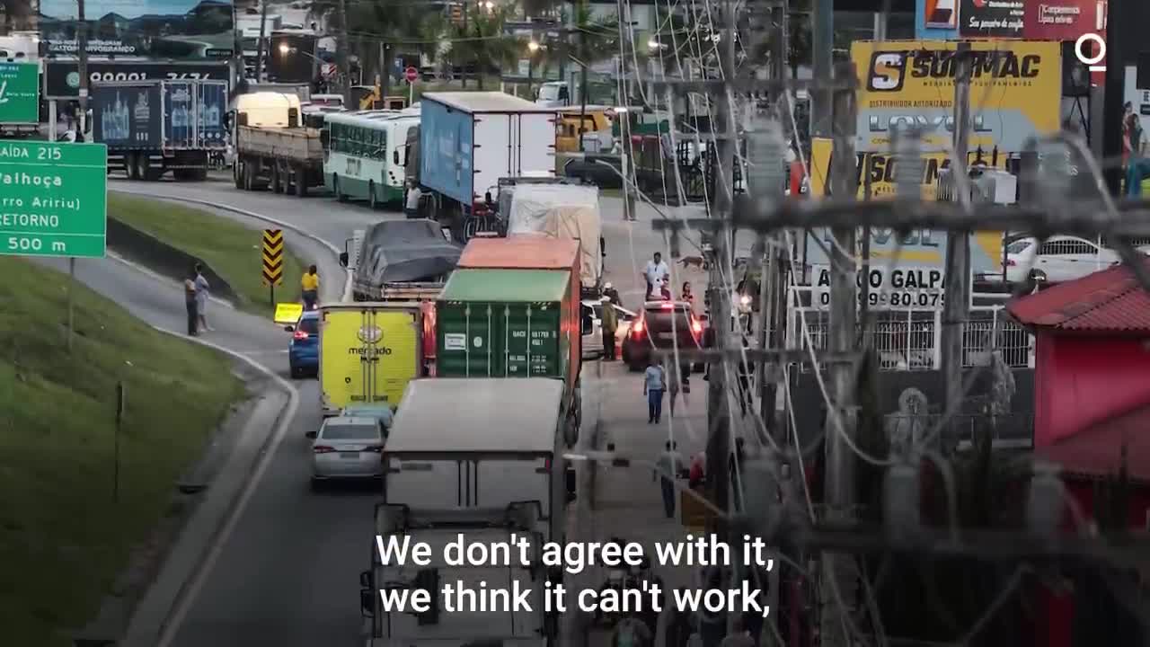 Brazil Truckers Block Roads to Protest Bolsonaro Election Loss