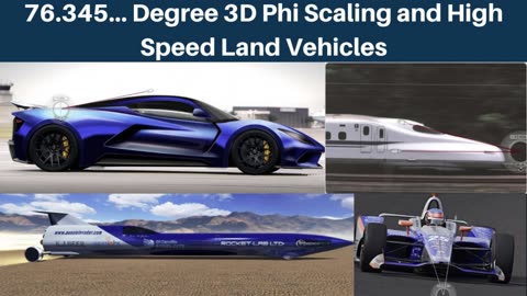 76.345 Degree 3D Phi Scaling In High Speed Land Vehicles