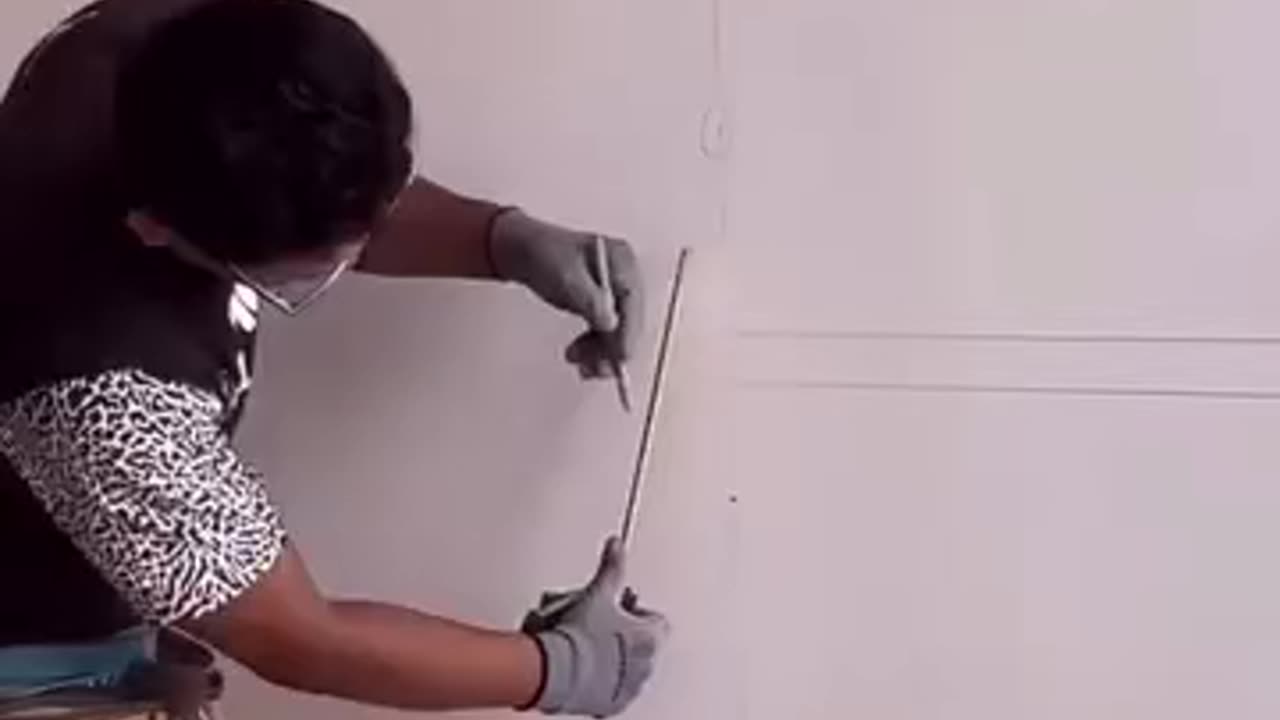 Work on home wall