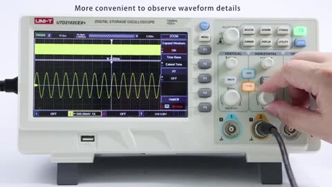 UNI-T UTD2102CEX+ Digital Storage Oscilloscope_Cut