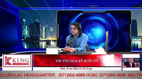 TIN TỨC HOA KỲ BUỔI TỐI - 01/19/2022 - KMCmedia Channel