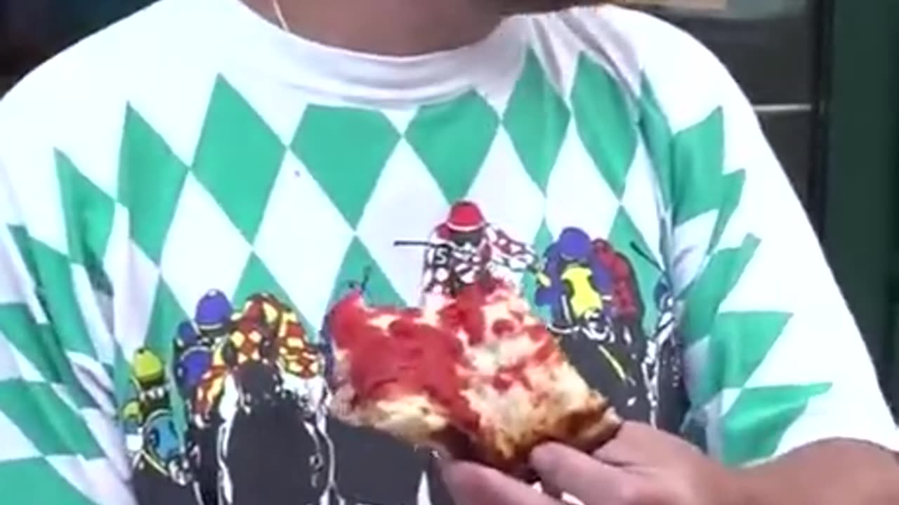 That's an interesting pizza review