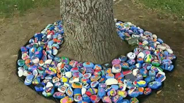 Unique and elegant rock stone painting ideas