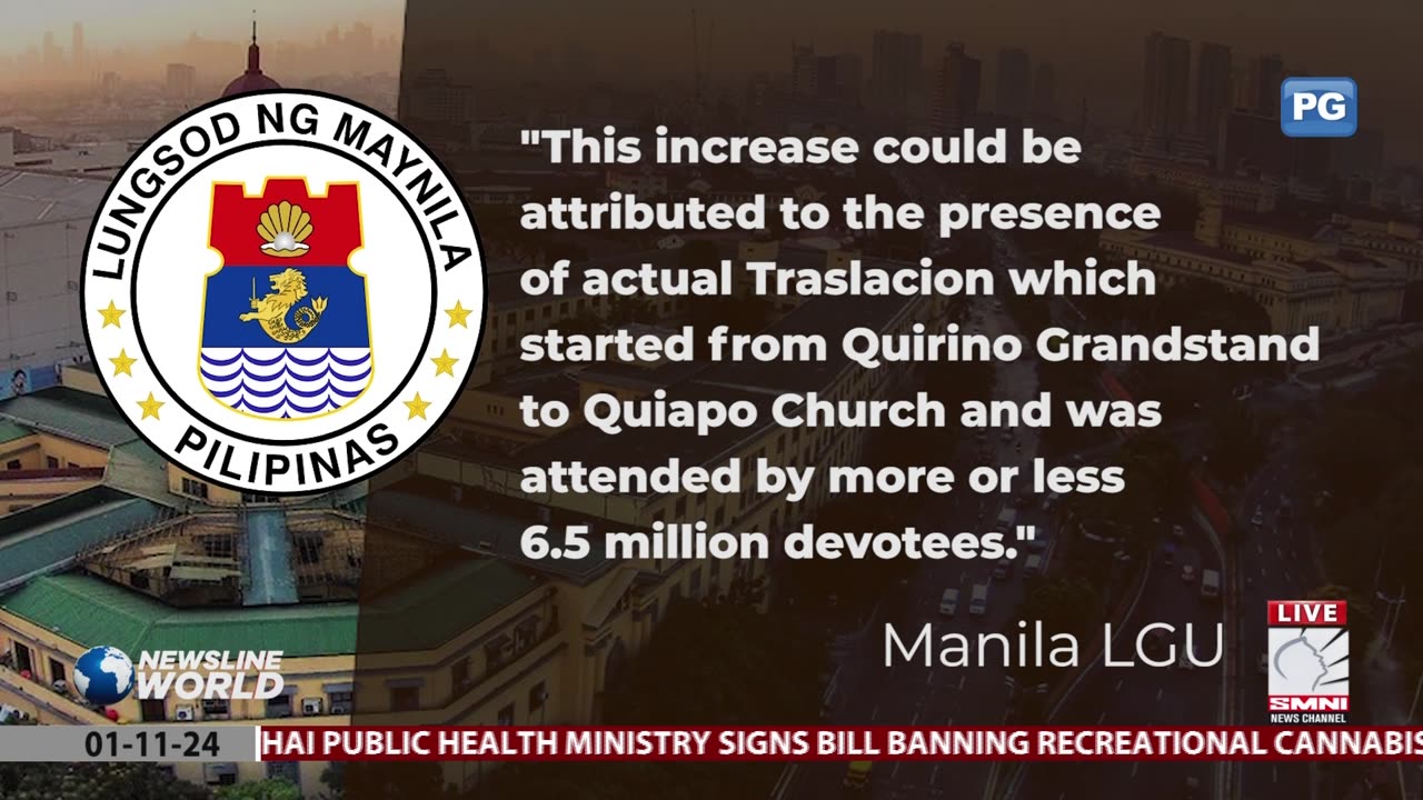 Manila collects higher volume of trash after Traslacion 2024