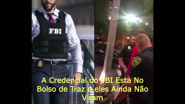 he is an FBI agent and the cops don't know