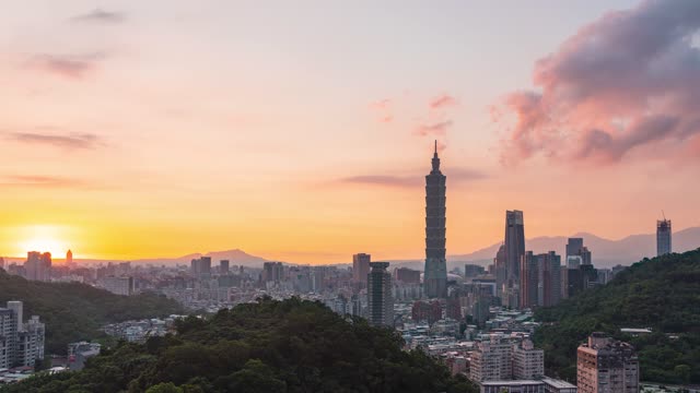 Watch the sunset from the top of the beautiful skyscrapers