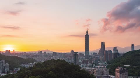 Watch the sunset from the top of the beautiful skyscrapers