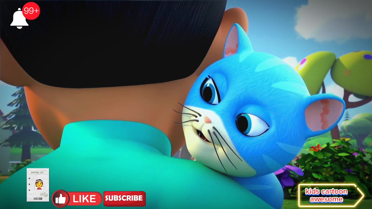 kids cat cartoon for babies in urdu to watch on rumble