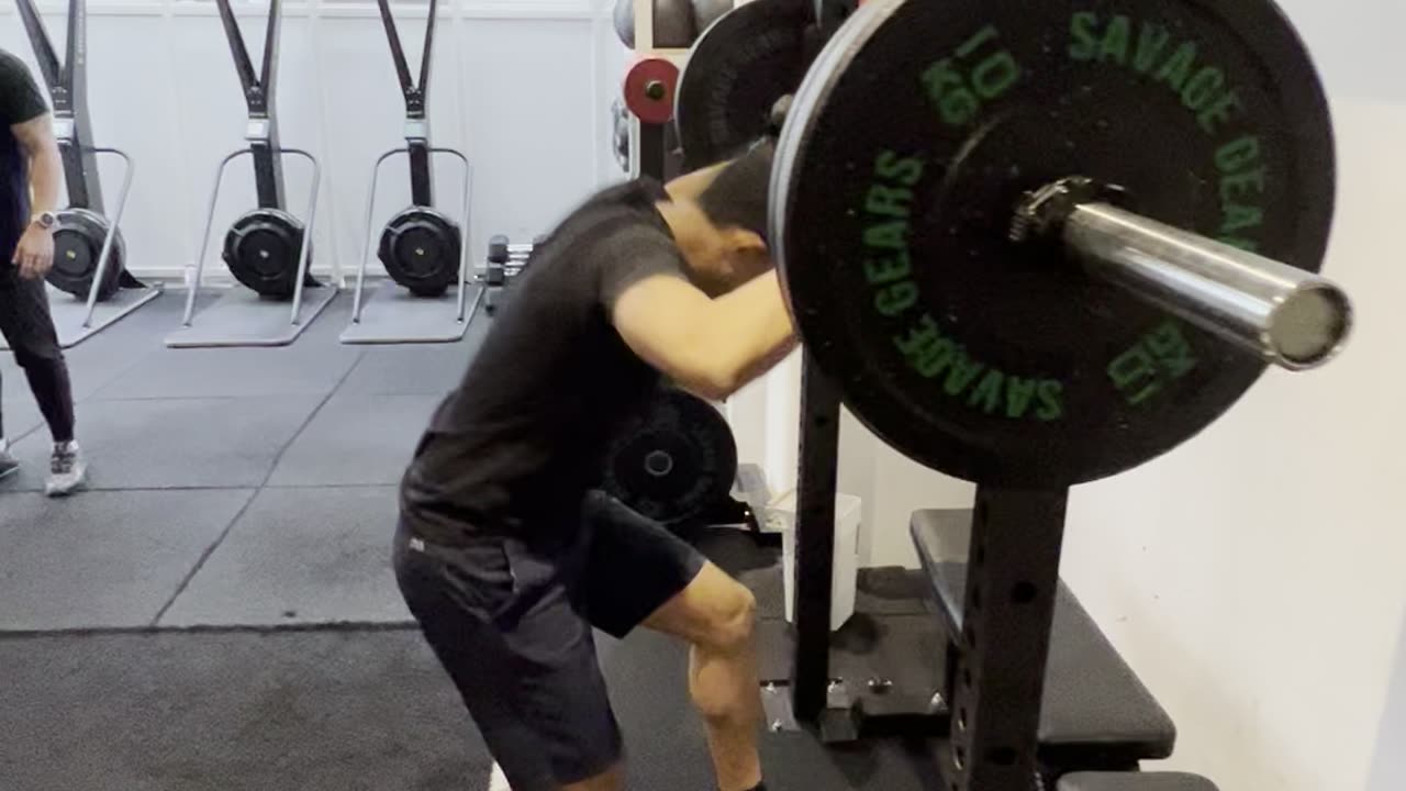 Back Squats 75 % of body Weight