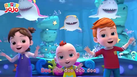 Baby Shark Dance Song More Nursery Rhymes & Kids Songs - Super JoJo and Family