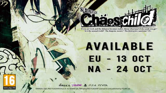 Chaos; Child Official Characters Trailer