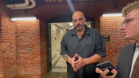 Sen. John Fetterman reacts to announcement of Biden's impeachment inquiry