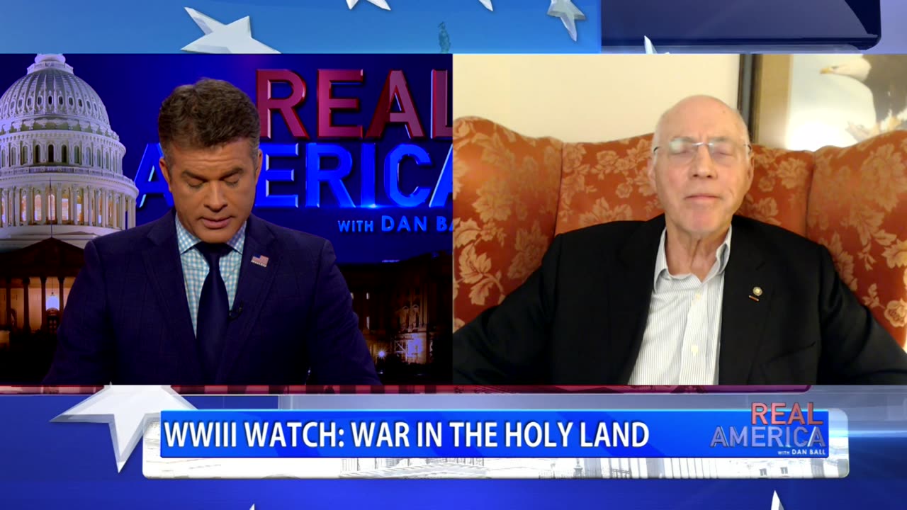 REAL AMERICA -- Dan Ball W/ Ret. Lt. Col. Robert Maginnis, WWII Watch In The Middle East, 10/23/23
