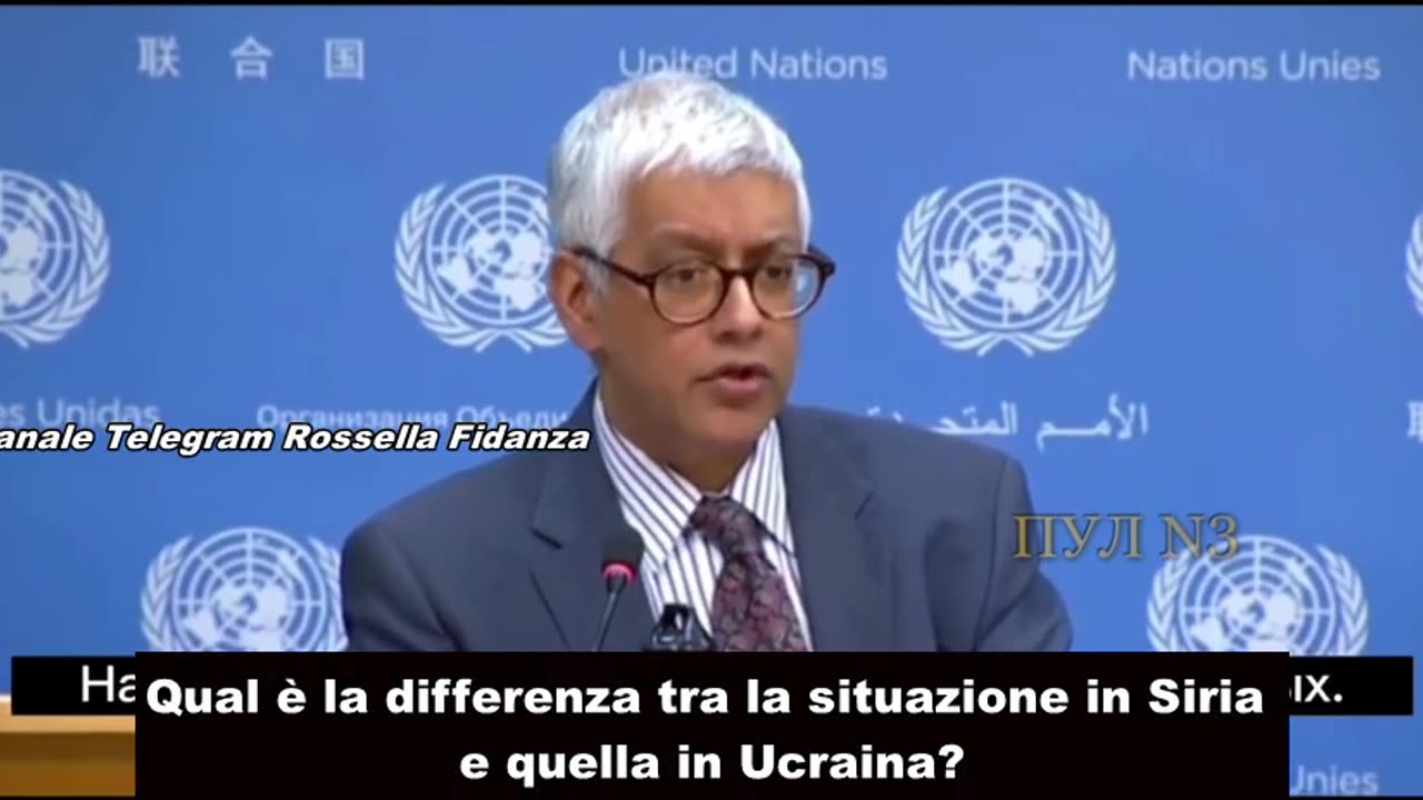 Il Giornalista Edward Xu umilia il portavoce delle Nazioni Unite