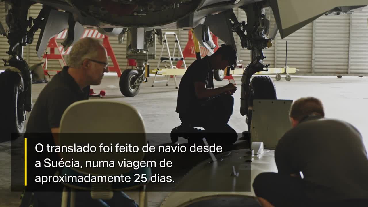 A preparação para o voo dos novos Gripen no Brasil