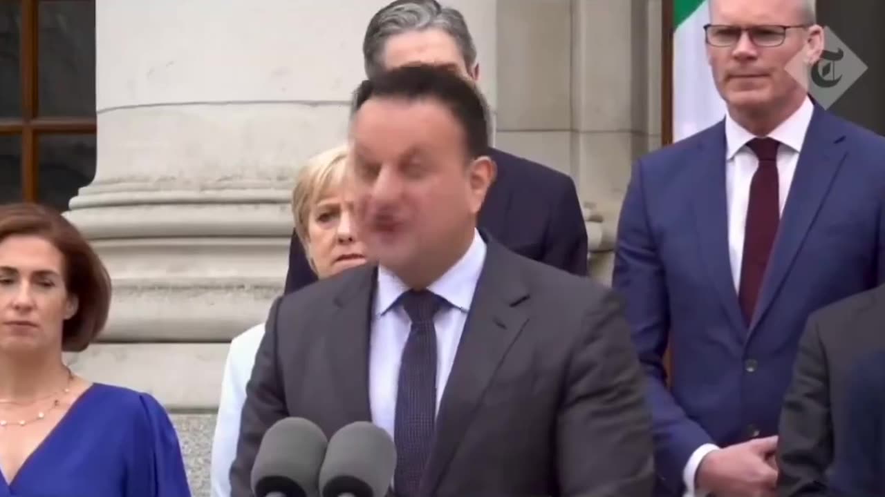 PM Leo Varadkar of Ireland announces his sudden resignation.