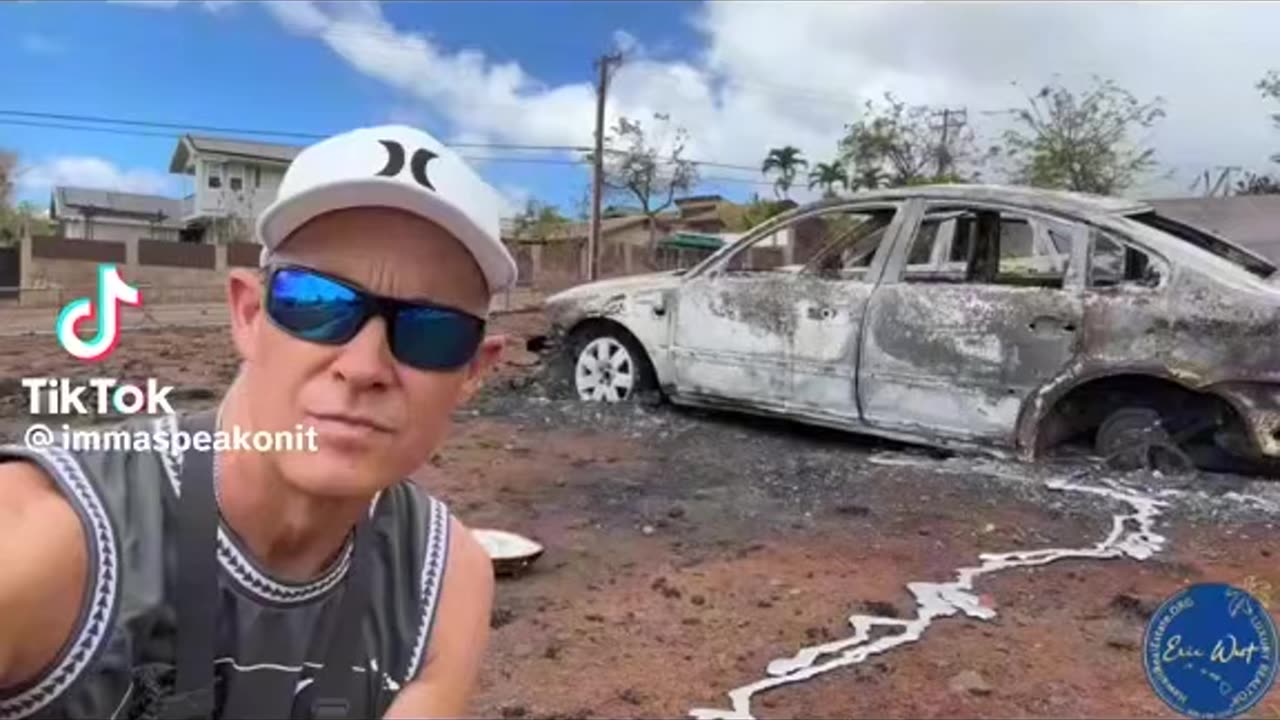 Burn site Lahaina Luna Maui