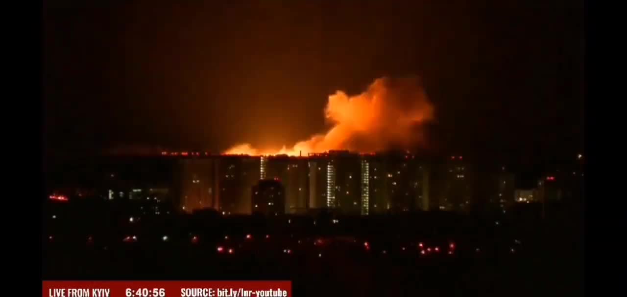 Kyiv is on fire