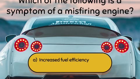 Part 10 Intermediate Engine Car Quiz