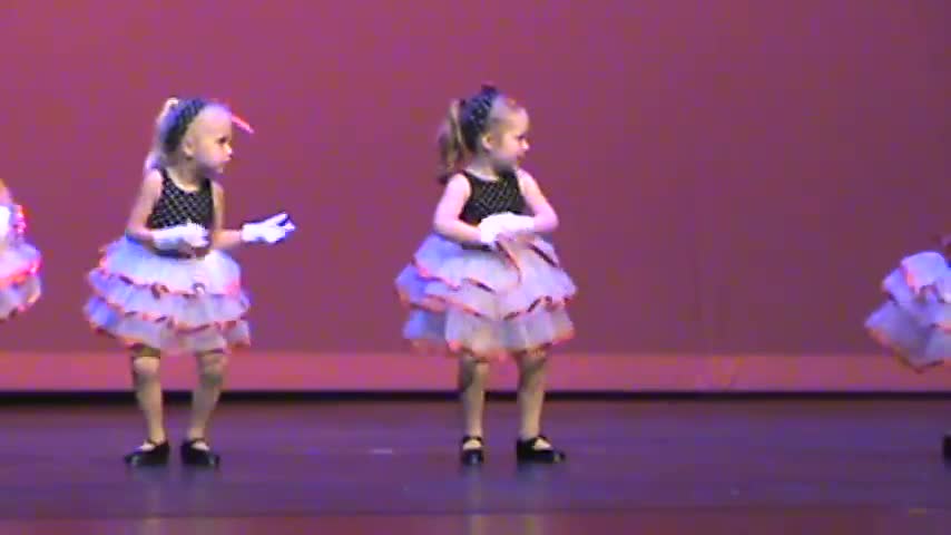 Tap routine at dress rehearsal to Baby Love