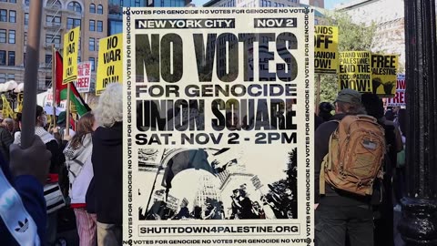 Vote No For Genocide Rally NYC