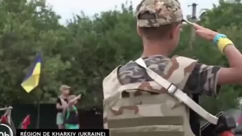 The Ukrainian army is saturated in Nazi style