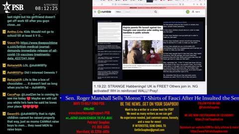 2022-01-21 07:00 EST - Patriots Soapbox AM: with LadyRWB , MykelJaye & DD