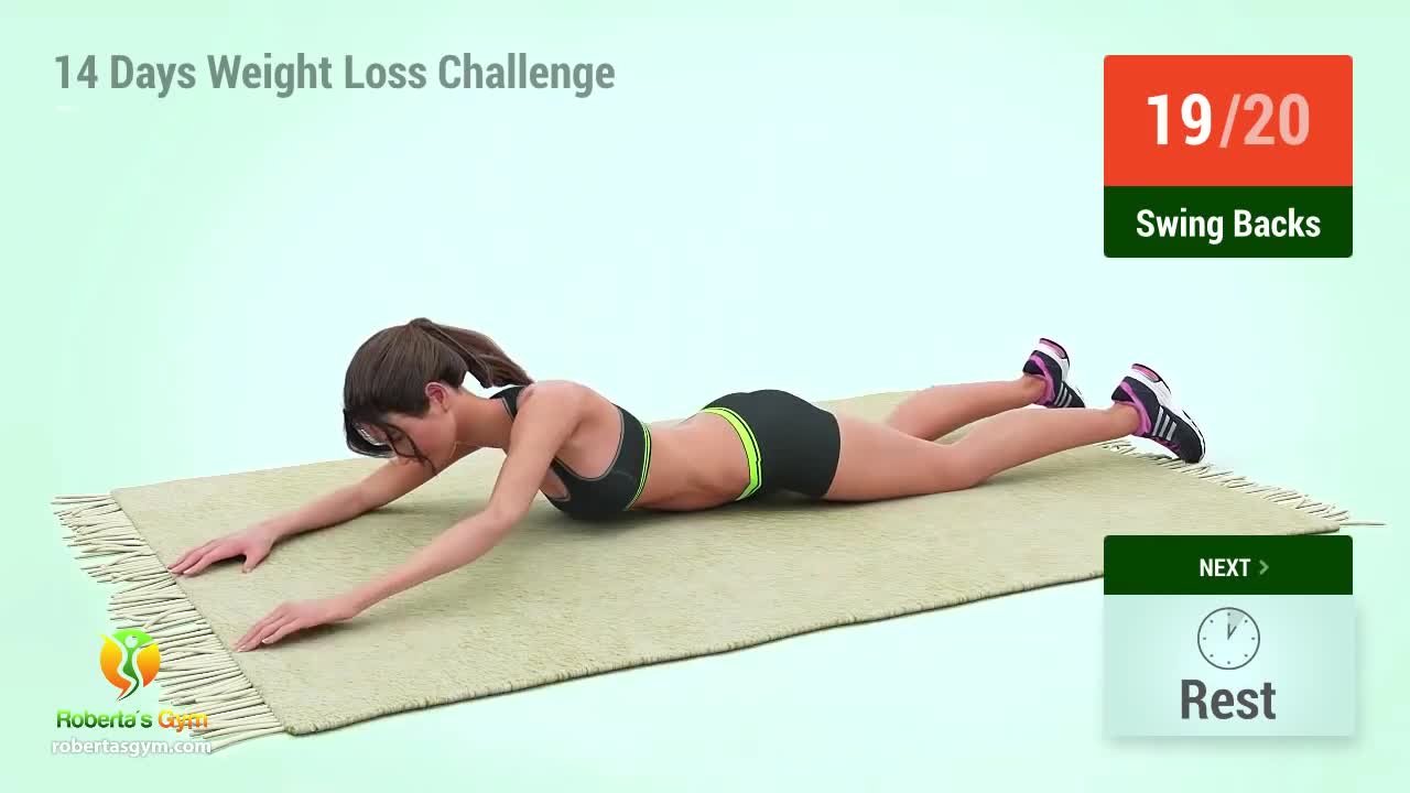 14 Days Weight Loss Challenge - Home Workout Routine