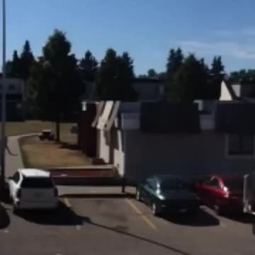 The garbage cart is operated by men's hands short