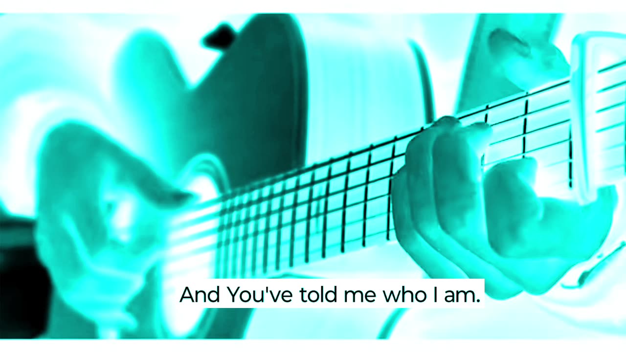 Who am I fingerstyle guitar cover animation