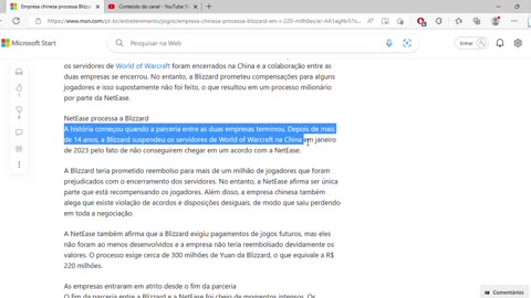 Empresa chinesa processa Blizzard em R$ 220 milhões