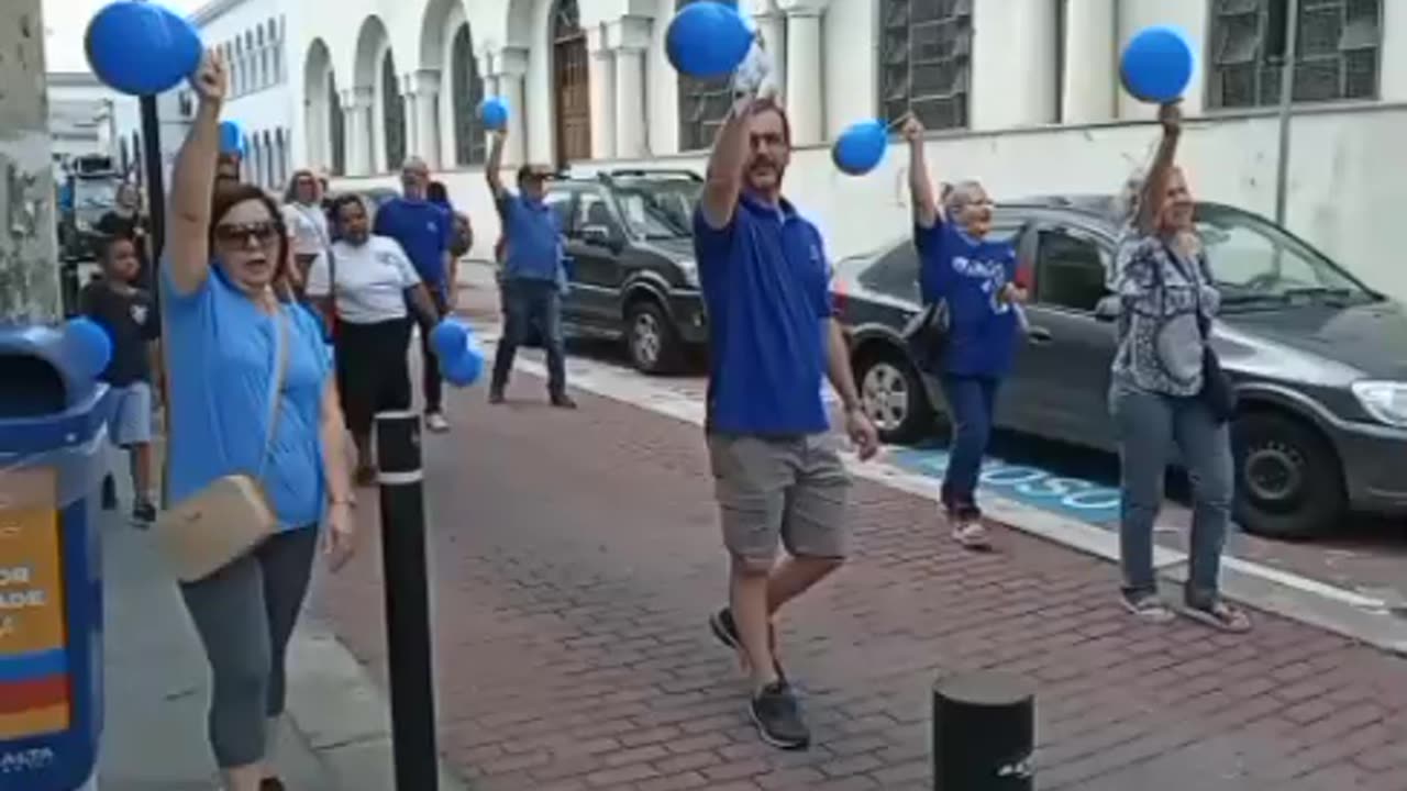 Estive andando em Mogi das Cruzes