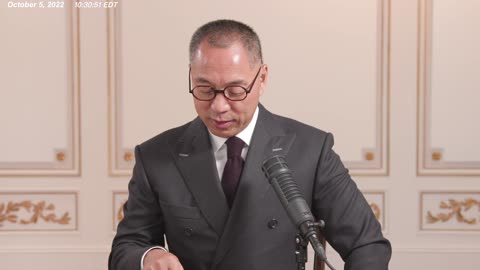 20221005文贵先生直播：为什么西方的情报机构认为中共近期不会打台湾？