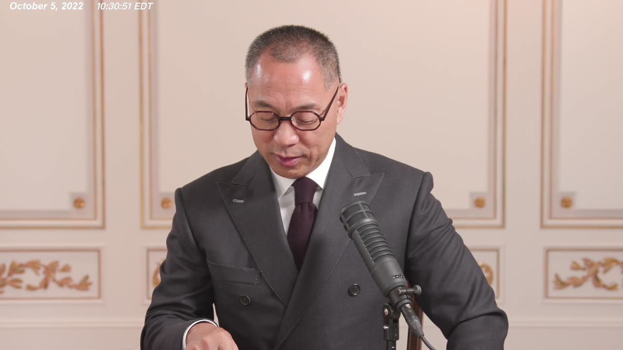 20221005文贵先生直播：为什么西方的情报机构认为中共近期不会打台湾？
