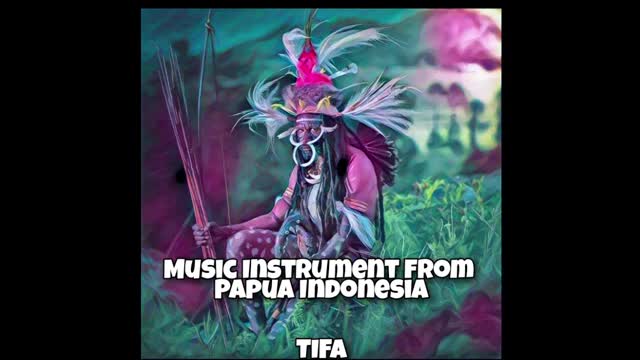 Traditional music instruments from Papua