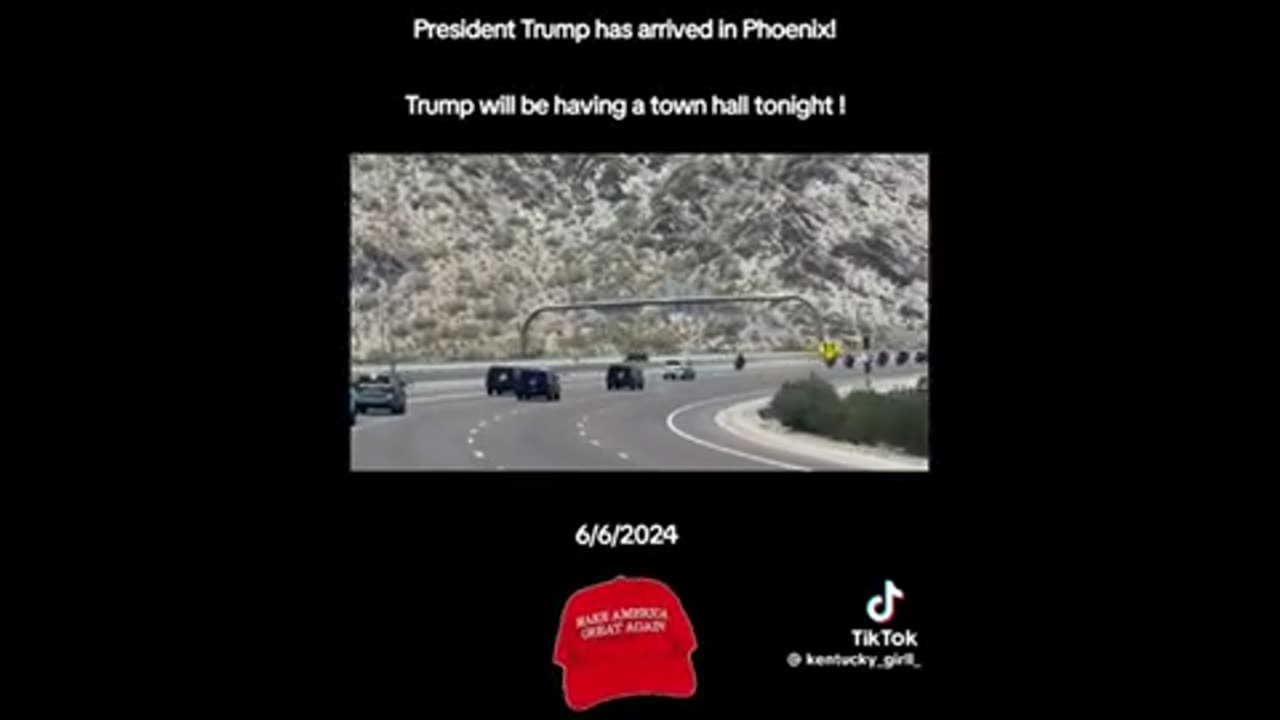 Trump Motorcade in AZ ;)