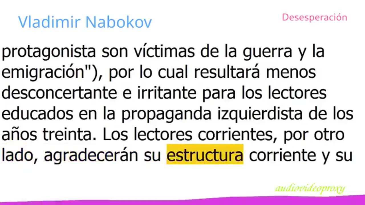 Vladimir Nabokov - Desesperación 1/2