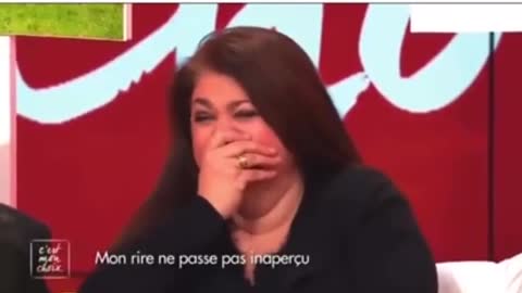 A French TV show invited guests onto a panel, all of them had an unusual laugh type