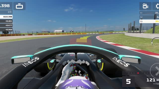 f1 mobile racing-official car event 2022-catalunya