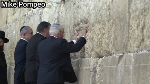 World Leaders And Celebrities At Western Wall In Israel