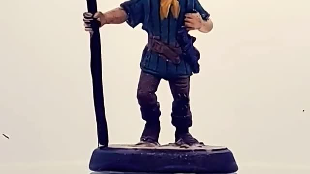 Young guard trying to stay wake on long shift